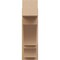 Ekena Millwork 7 1/2-in W x 20-in D x 24-in H Balboa Block Rough Cedar Woodgrain TimberThane Outlooker, Primed Tan OUTUR075X20X24BOA44RCPR - alternate 2